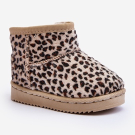 Botas de nieve cálidas para niños Gooby beige 13