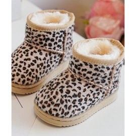 Botas de nieve cálidas para niños Gooby beige 5