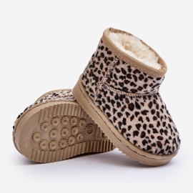 Botas de nieve cálidas para niños Gooby beige 1 Botas de nieve cálidas para niños Gooby beige 1