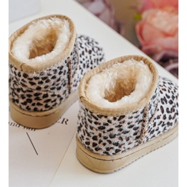 Botas de nieve cálidas para niños Gooby beige 8