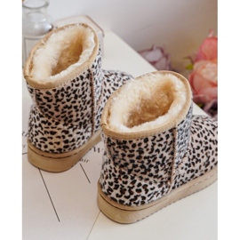 Botas de nieve cálidas para niños Gooby beige 11