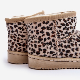 Botas de nieve cálidas para niños Gooby beige 2 Botas de nieve cálidas para niños Gooby beige 2