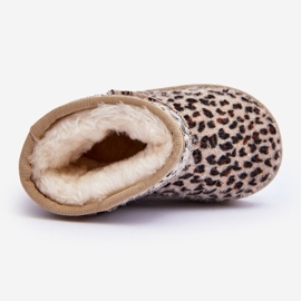 Botas de nieve cálidas para niños Gooby beige 3
