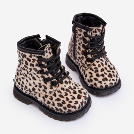 Botas Aislantes Infantiles con Cremallera, Beige Goopy 2 Botas Aislantes Infantiles con Cremallera, Beige Goopy 2