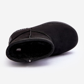 Botas de nieve sin cordones con aislamiento para niños Black Big Star MM374100 negro 2