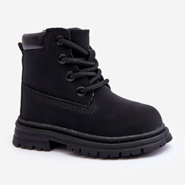 Botas Trapper Infantil Bansi Negras Con Cremallera negro 10