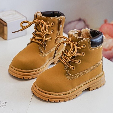 Botas Trapper Niño Bansi Cremallera Camel marrón 1 Botas Trapper Niño Bansi Cremallera Camel marrón 1