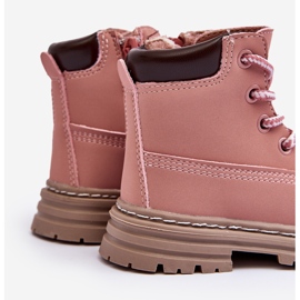Botas Trapper Infantil Bansi Rosa Con Cremallera rosado 7