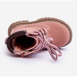 Botas Trapper Infantil Bansi Rosa Con Cremallera rosado 8