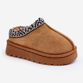 Pantuflas Termicas Infantiles Camel Olivane marrón 5