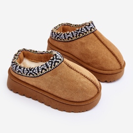 Pantuflas Termicas Infantiles Camel Olivane marrón 6