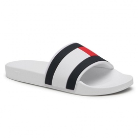 Tommy Hilfiger Chanclas Essential Flag Pool Slide M FM0FM03484-YBR blanco 1