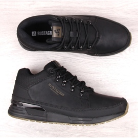 Zapatos de hombre de cuero negro, zapatillas Cruiser Bustagrip 2 Zapatos de hombre de cuero negro, zapatillas Cruiser Bustagrip 2