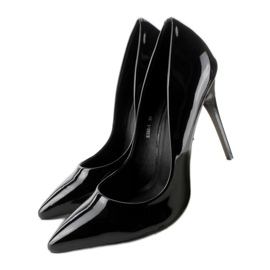 Lacado liso E396 Tachuelas negras negro 1