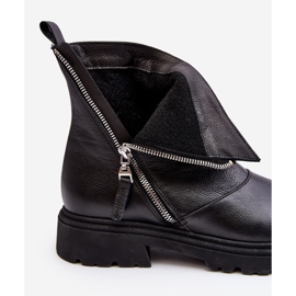 Botas Planas Mujer Piel Laura Messi 2620/975 Negro 5