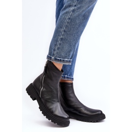 Botas Planas Mujer Piel Laura Messi 2620/975 Negro 6