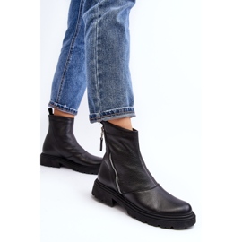 Botas Planas Mujer Piel Laura Messi 2620/975 Negro 8