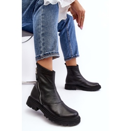 Botas Planas Mujer Piel Laura Messi 2620/975 Negro 3