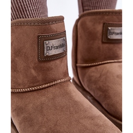 Botas de nieve veganas con plataforma impermeable D.Franklin DFSH371004 Beige oscuro 9