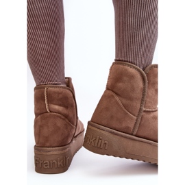 Botas de nieve veganas con plataforma impermeable D.Franklin DFSH371004 Beige oscuro 10