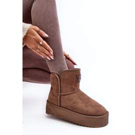 Botas de nieve veganas con plataforma impermeable D.Franklin DFSH371004 Beige oscuro 1 Botas de nieve veganas con plataforma impermeable D.Franklin DFSH371004 Beige oscuro 1