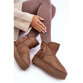 Botas de nieve veganas con plataforma impermeable D.Franklin DFSH371004 Beige oscuro 2 Botas de nieve veganas con plataforma impermeable D.Franklin DFSH371004 Beige oscuro 2