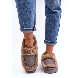 Pantuflas De Mujer Con Pelo Gris Sailey 3