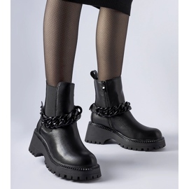 Botines negros con suela maciza de Beltrán. 1 Botines negros con suela maciza de Beltrán. 1