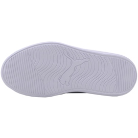 Zapatillas Puma Courtflex v2 V Ps azul marino y blanco 371543 01 3