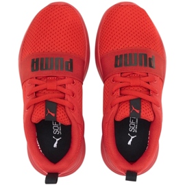 Zapatillas infantiles Puma Wired Run Jr rojo 374216 05 3