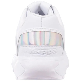 Zapatillas mujer Kappa Rave Gc blanco y plata 242681GC 1010 4