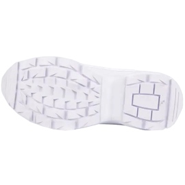 Zapatillas mujer Kappa Rave Gc blanco y plata 242681GC 1010 5