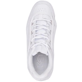 Zapatillas mujer Kappa Rave Gc blanco y plata 242681GC 1010 1
