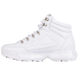 Zapatillas de mujer Kappa Shivoo Ice blancas 242968 1010 blanco 2