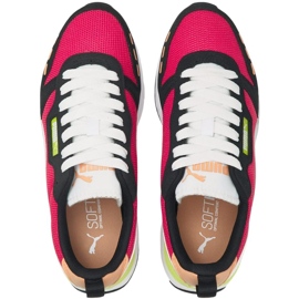 Zapatillas de mujer Puma R78 negro-rosa-blanco 373117 56 1
