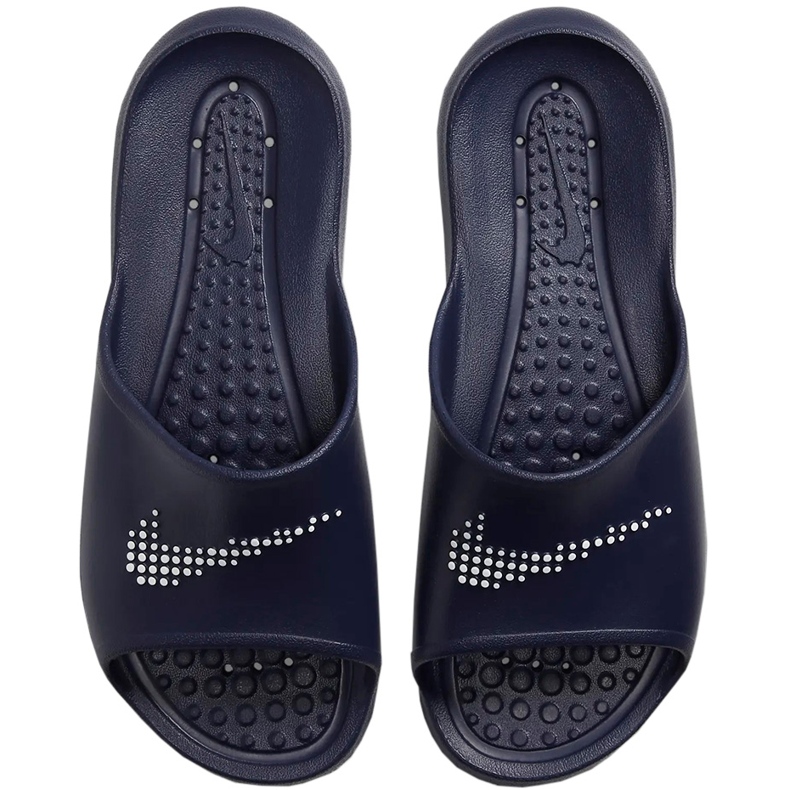 Chanclas Nike Victori One Shower Slide para hombre, azul marino CZ5478 400 1