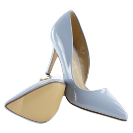 Tacones asimétricos pastel C26P Azul 5