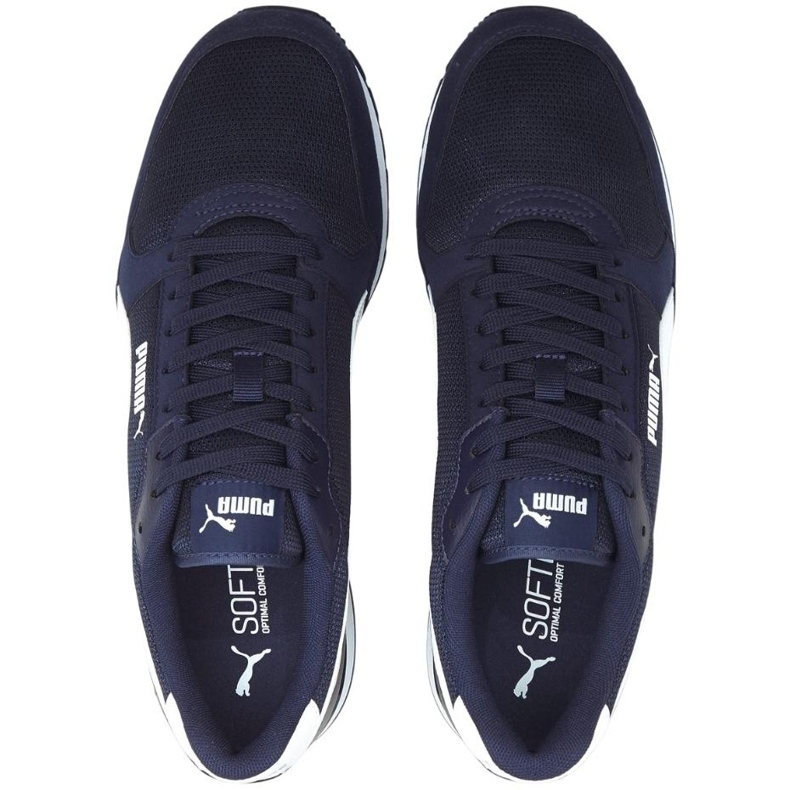 Zapatillas de hombre Puma St Runner v3 Mesh azul marino 384640 02 1