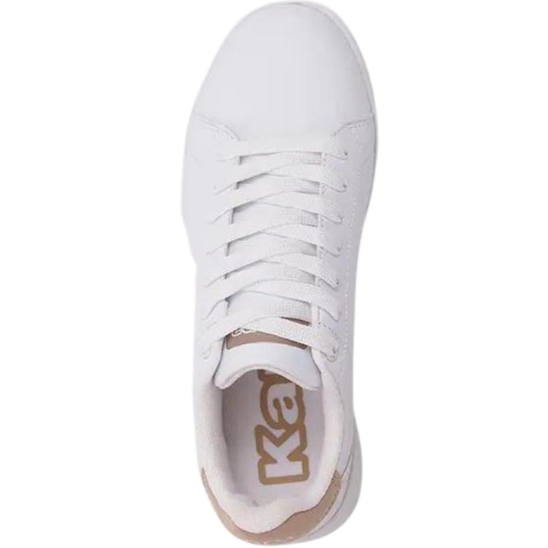 Zapatos de mujer Kappa Limit blanco y beige 243049 1042 2