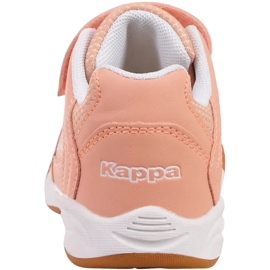 Zapato para niños Kappa Damba K, blanco melocotón 260765K 7410 naranja 6