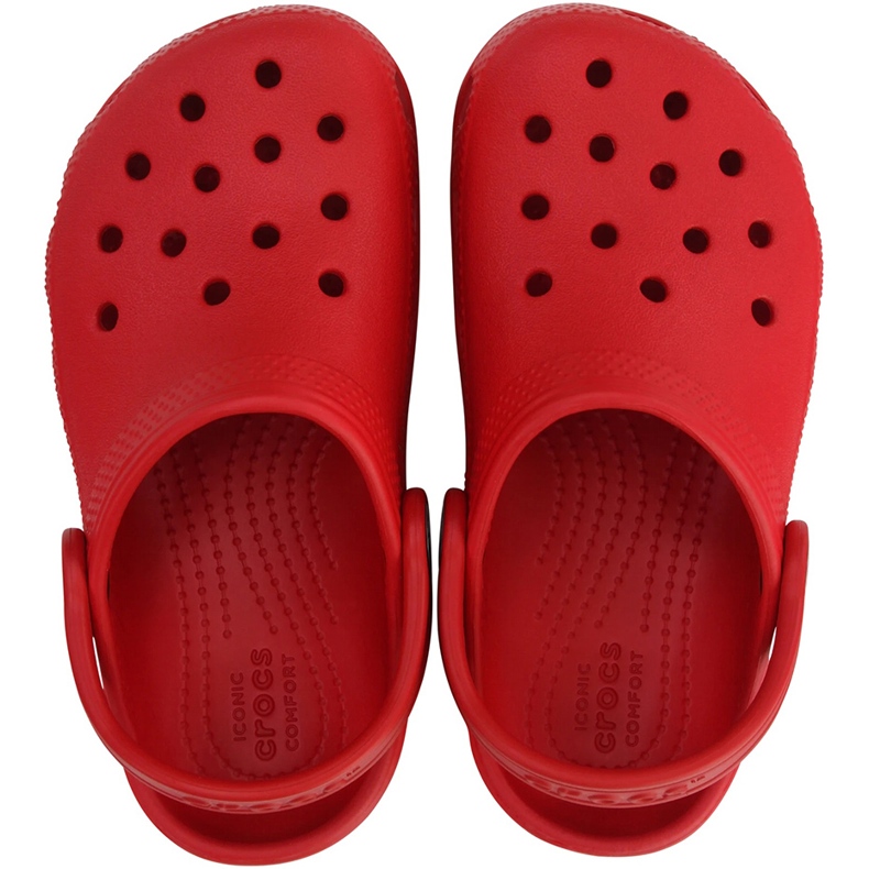 Zuecos para niños Crocs Toddler Classic Clog rojo 206990 6ES 2