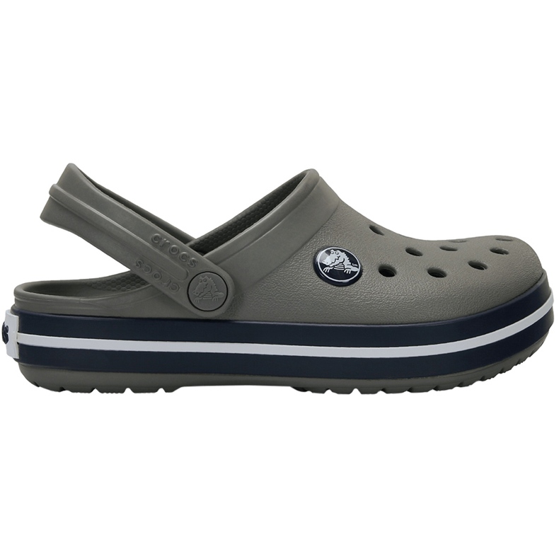Crocs Kids Crocband Zuecos para niños pequeños gris 207005 05H 1