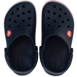 Crocs Kids Crocband Clog para niños pequeños rojo-azul marino 207005 485 2