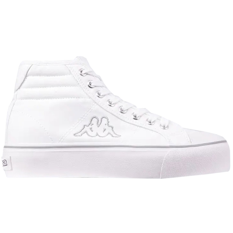 Kappa Boron MId Pf zapatos de mujer blanco-plata 243161 1015 1