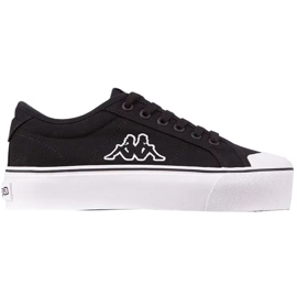 Zapatillas de mujer Kappa Boron Low Pf negro y blanco 243162 1110 1