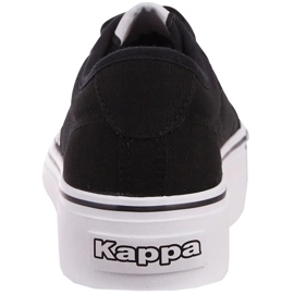 Zapatillas de mujer Kappa Boron Low Pf negro y blanco 243162 1110 5
