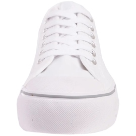 Zapatillas de mujer Kappa Boron Low Pf blanco y plata 243162 1015 4