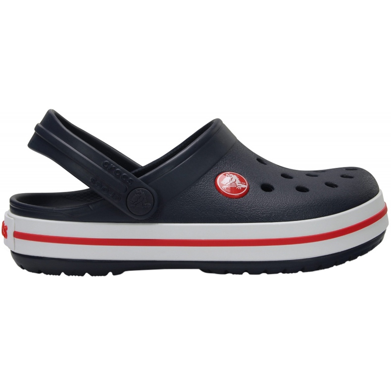 Zuecos infantiles Crocs Kids Crocband Clog azul marino y rojo 207006 485 1