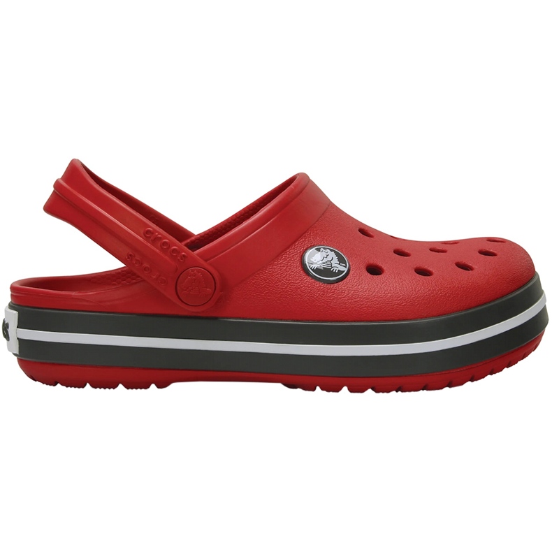 Crocs Kids Crocband Clog zuecos para niños rojo-gris 207006 6IB 1