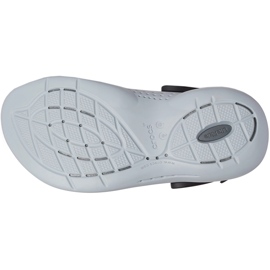 Zuecos Crocs LiteRide 360 ​​​​Clog negro y gris 206708 0DD 4